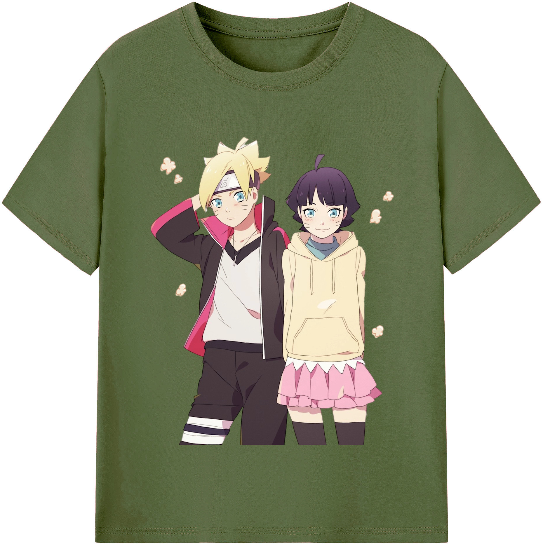 （画像用） NARUTO -ナルト- うずまき ボルト Uzumaki Boruto 綿100％半袖Tシャツ（フロントプリント）